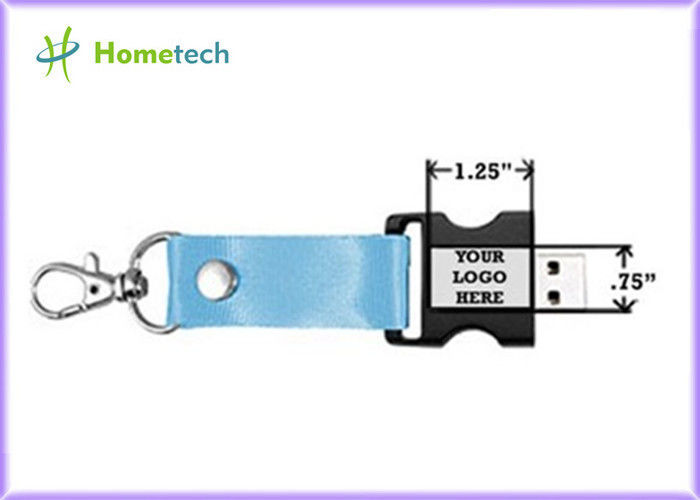 l'éclair d'USB de la lanière 4GB/8GB conduit, bâton bleu d'entraînement de stylo de mémoire