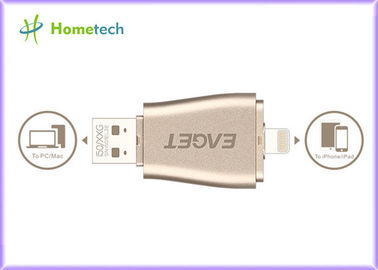 acheter Lecteur portatif d'instantané de l'androïde OTG USB 128gb 3 en 1 aluminium pour Iphone fabrication en ligne