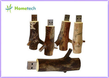 acheter Commande en bois 4GB promotionnel 8GB 16GB 32GB d'instantané d'USB de branche d'arbre de Novetly 2,0 fabrication en ligne