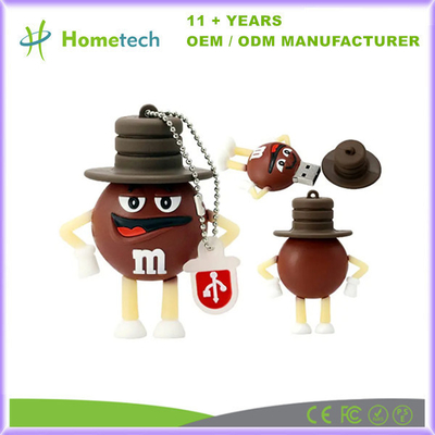 acheter USB 2.0 dessins animés Chocolat M&M Rainbow Bean Disque flash USB 4 Go 8 Go 32 Go 64 Go Pendrive Mémoire flash Cadeaux fabrication en ligne