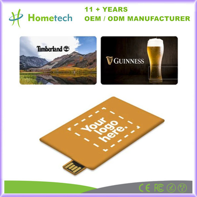 acheter Facile à transporter carte de crédit personnalisée en forme d'USB imprimée avec votre logo 128MB / 256MB / 512MB / 1GB- 64GB fabrication en ligne
