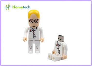acheter Le caractère blanc USB conduit le disque de la bande dessinée U de docteur Pendrive, le bâton 8gb de mémoire de l'infirmière 16gb mignon fabrication en ligne