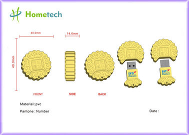 Commande faite sur commande d'instantané d'USB de capacité totale de Mooncake, conducteur compact de pouce d'USB