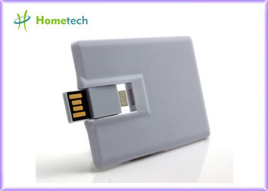 Lecteur d'instantané d'USB en plastique blanche de la carte de crédit OTG/téléphone portable 16GB 32GB pour le téléphone intelligent