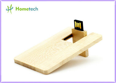 Bâton en bois de mémoire d'Usb de dispositif de stockage d'USB de carte de crédit du lecteur 8GB de stylo