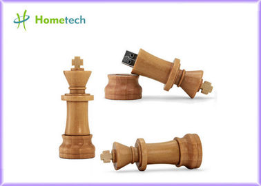 Commande en bois de stylo de disque du lecteur U d'instantané d'USB 2,0 créatifs USB d'échecs