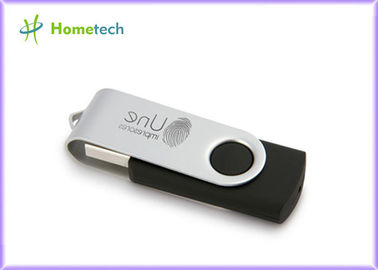 L'éclair fait sur commande noir d'Usb du pivot 1gb conduit le volume avec le laser ou le logo d'impression