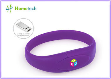 Copie faite sur commande de logo d'entraînement d'instantané d'Usb de bracelet de promotion d'entraînement de stylo de bande de poignet