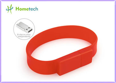 Lecteur fait sur commande 4GB L 220mm X W 18mm X D 8mm d'instantané d'Usb de bracelet de silicone