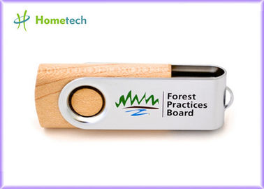 Logo de stockage imprimant la commande en bois de stylo, petits 16gb grande vitesse instantanée d'entraînement d'usb 2,0
