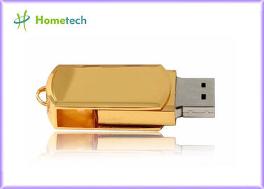 L'or gravent les lecteurs promotionnels d'usb de logo 1gb/2gb/4gb/8gb/16gb/32gb/64gb