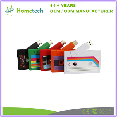 Lecteur instantané 4GB 8GB 16GB 32GB 64GB 128GB de Memoria USB d'enregistreur à cassettes avec le logo fait sur commande