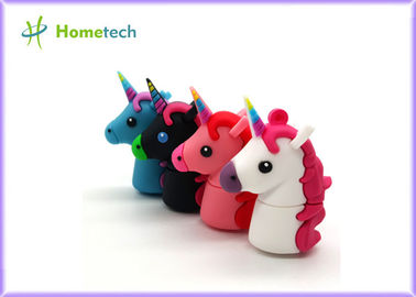 Vraie commande de stylo de cheval de capacité de licorne promotionnelle, subordonné micro de bâton de mémoire d'Usb