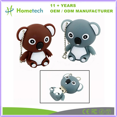 Koala 3D 32 Go Disque flash USB personnalisé Cadeaux stylo Disque USB PVC personnalisé