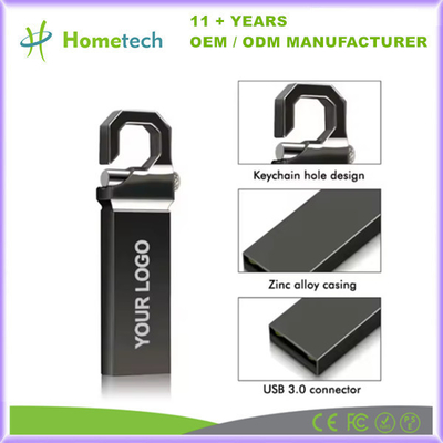 Les lecteurs flash USB mini métalliques populaires avec une capacité de 128 Go