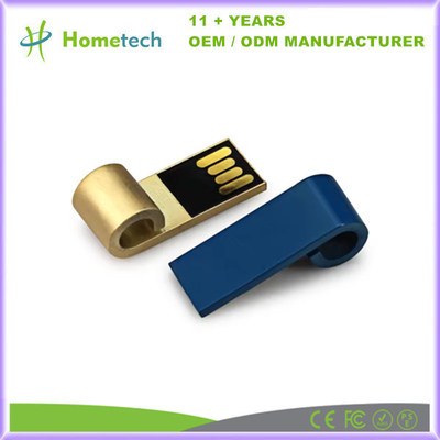 Disque flash USB mini métallique durable pour Windows, Mac et Linux