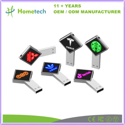 Allumez votre logo cadeau de promotion parfait Disque flash USB métallique avec interface USB 2.0/3.0