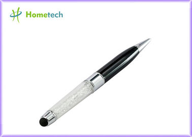 Disque de l'argent lecteur instantané 16GB 32GB U de preuve de choc/stylo en cristal d'USB