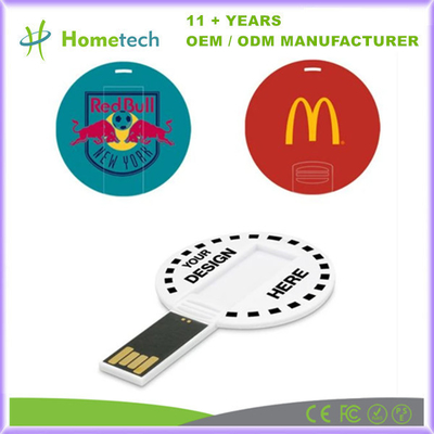 Impression couleur complète Carte pendrive personnalisée USB 1 Go 2 Go 4 Go 8 Go 16 Go 2.0 Flash Drive