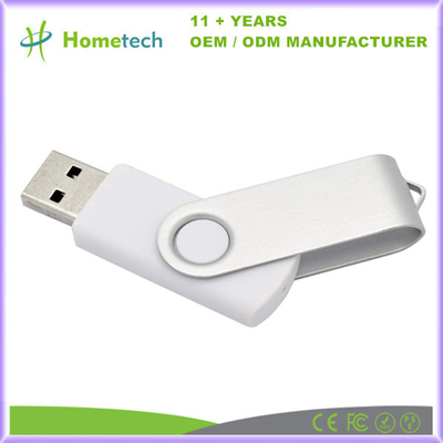2.0/3.0 Lecteur flash USB Pen Drive Stick de mémoire Pouce à stylo 16GB 32GB 64GB Blanc