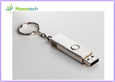 le pouce en métal 16GB/8GB conduit, commande de stylo de bâton de mémoire pendrive avec le porte-clés
