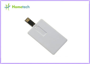 Affaires et cadeau blancs de dispositif de stockage d'USB de carte de crédit pour l'école/étudiant