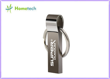 Maniez maladroitement la couleur d'argent du bâton 32GB 64GB 128GB de mémoire d'USB en métal de forme avec Chian principal