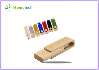 Le lecteur en bois promotionnel 32GB, 2,0 d'instantané d'USB manient maladroitement les bâtons en bois de mémoire d'Usb de stylo
