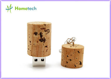 Mettez les bâtons en bouteille en bois de mémoire d'USB formés par prise 8GB/16GB/32GB avec la chaîne principale