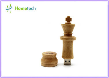 Mémoire en bois du lecteur 2,0 d'instantané d'USB d'échecs internationaux de pouce pour le PC/carnet