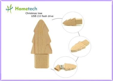 lecture/écriture rapides en bois d'arbre de Noël de personnalité d'entraînement d'instantané de 32G 64G USB