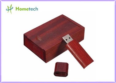 Copie de Coulor d'enregistreur d'entraînement d'instantané d'USB de style de Rectagnel avec la boîte en bois de noix