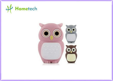 Hibou d'animal d'entraînement d'instantané d'USB de bande dessinée du silicone 2GB 4GB 8GB 16GB 2,0
