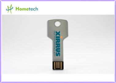 Bâton 4GB 8GB 16GB de mémoire d'USB d'USB 2,0 U de disque principal en aluminium imperméable/clé