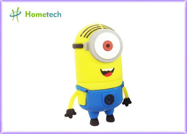 1GB jaune et bleu ignoble je bâton d'USB d'entraînement/subordonné d'instantané d'USB de bande dessinée pour le cadeau