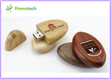 L'ovale environnemental 2G, 4G, éclair en bois de poche de 8G USB conduit pour le Windows 2000