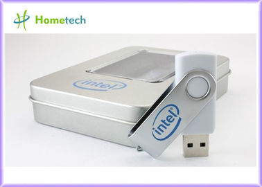 Bâton promotionnel d'USB de torsion en métal avec l'impression libre de logo