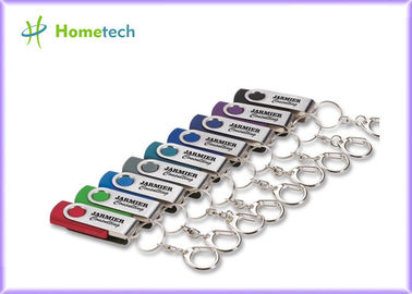 Commande colorée d'instantané de bâtons d'USB d'USB 2,0/pivot de bâtons d'USB de torsion de cadeau de promotion