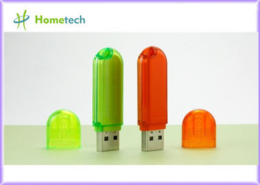 Bleu de stylo de pli d'entraînement de mémoire instantanée d'USB, commande en plastique d'instantané d'USB avec Keychain pour le cadeau