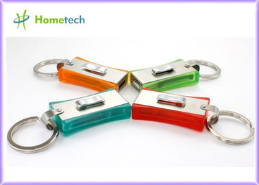 Lecteur bon marché fait sur commande 1GB/2GB/4G d'instantané d'USB d'allumeur coloré en métal de Pendrive en métal et de plastique de poussée-et-traction de logo d'articles en vrac