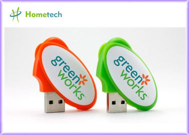 Lecteur bleu 8GB, mémoire en plastique 2,0 de pouce d'instantané d'usb de plastique d'OEM d'USB avec le logo adapté aux besoins du client USB pendrive