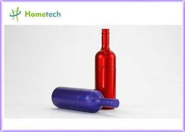 Lecteur 16GB, disque dur à mémoire flash 16GB d'instantané d'USB de bouteille en métal d'USB de bouteille de vin