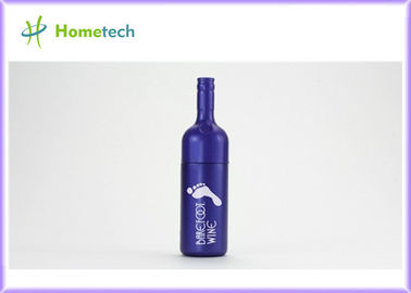 Le disque dur à mémoire flash 16GB, bouteille d'USB de bouteille de vin a formé USB 8gb instantané
