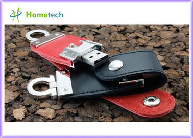Le disque dur à mémoire flash en cuir 1GB 2GB 4GB 8GB 16GB 32GB USB d'USB de la grande vitesse 2,0 colle