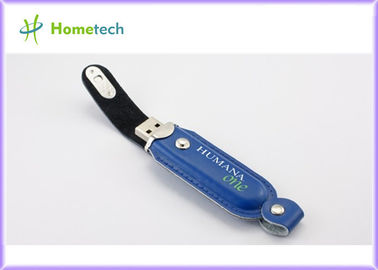 Disque dur à mémoire flash créatif 2GB d'USB de cuir de pivot/stylo de disque stockage d'USB