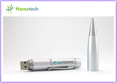 Stylo d'USB avec l'indicateur de laser, commande de stylo d'usb de cadeau avec la commande adaptée aux besoins du client d'instantané d'usb de stylo de logo