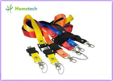 L'éclair promotionnel d'USB de lanière de couleurs de coutume conduit 4GB/8GB pour des étudiants de l'université