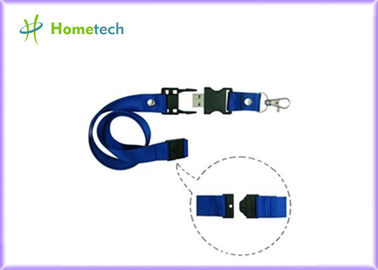l'éclair bleu d'USB de la lanière 8gb/16gb conduit la capacité élevée pour le corps enseignant ou l'étudiant d'une école