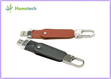 L'automobile courent le porte-clés en cuir Pendrive Creativo USB 2,0/USB 3,0 en métal de disque dur à mémoire flash d'USB