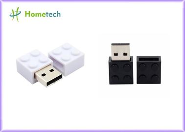 L'éclair fait sur commande d'Usb de brique de jouet conduit le cadeau en plastique de Pendrive de bloc constitutif de 16GB 32GB